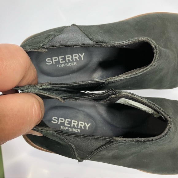 Sperry Seaport Daley pull on ankle boots black size 6 - Picture 8 of 9